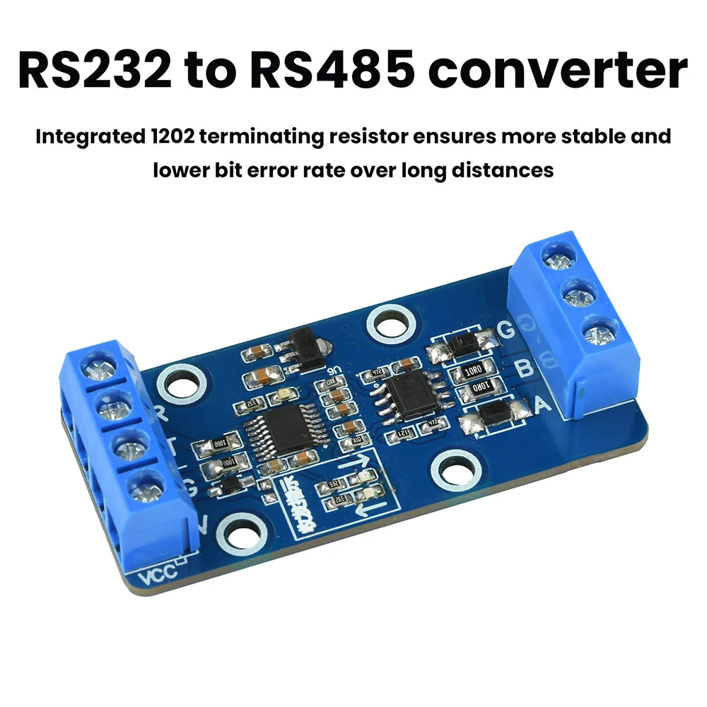 RS232 to RS485 Module Serial Conversion Module 232/485 Mutual Conversion Module TVS Industrial Grade Protection