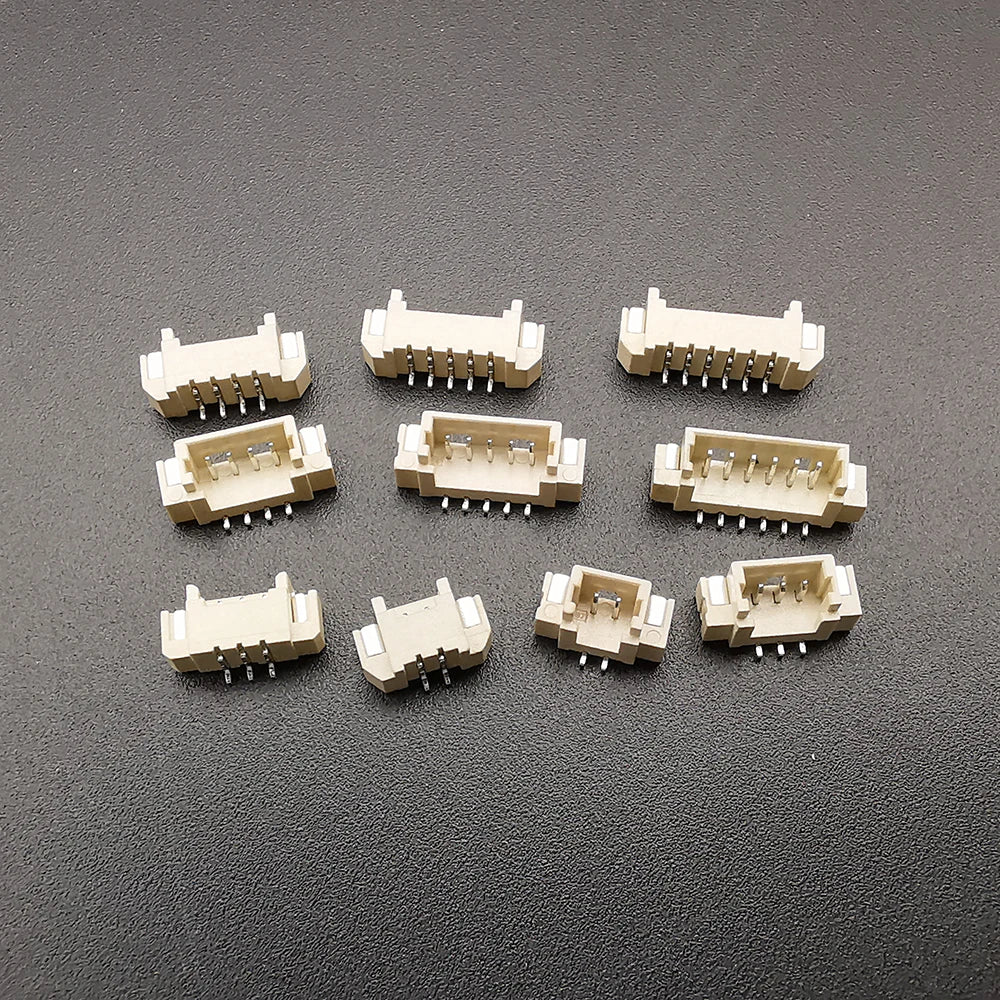 10Pcs SH 1.0mm/JST 1.25mm/ZH 1.5mm/PH 2.0mm/XH2.54mm 2P 3P 4P 5P 6P Horizontal Vertical Male Socket Housing Pin Header Connector
