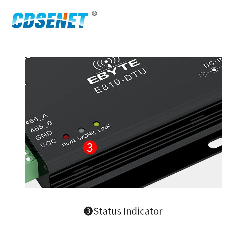 E810-DTU-V2.0 RS485 RS232 to Ethernet RJ45 Serial Port Server Wireless Transceiver Modem Full Duplex Module