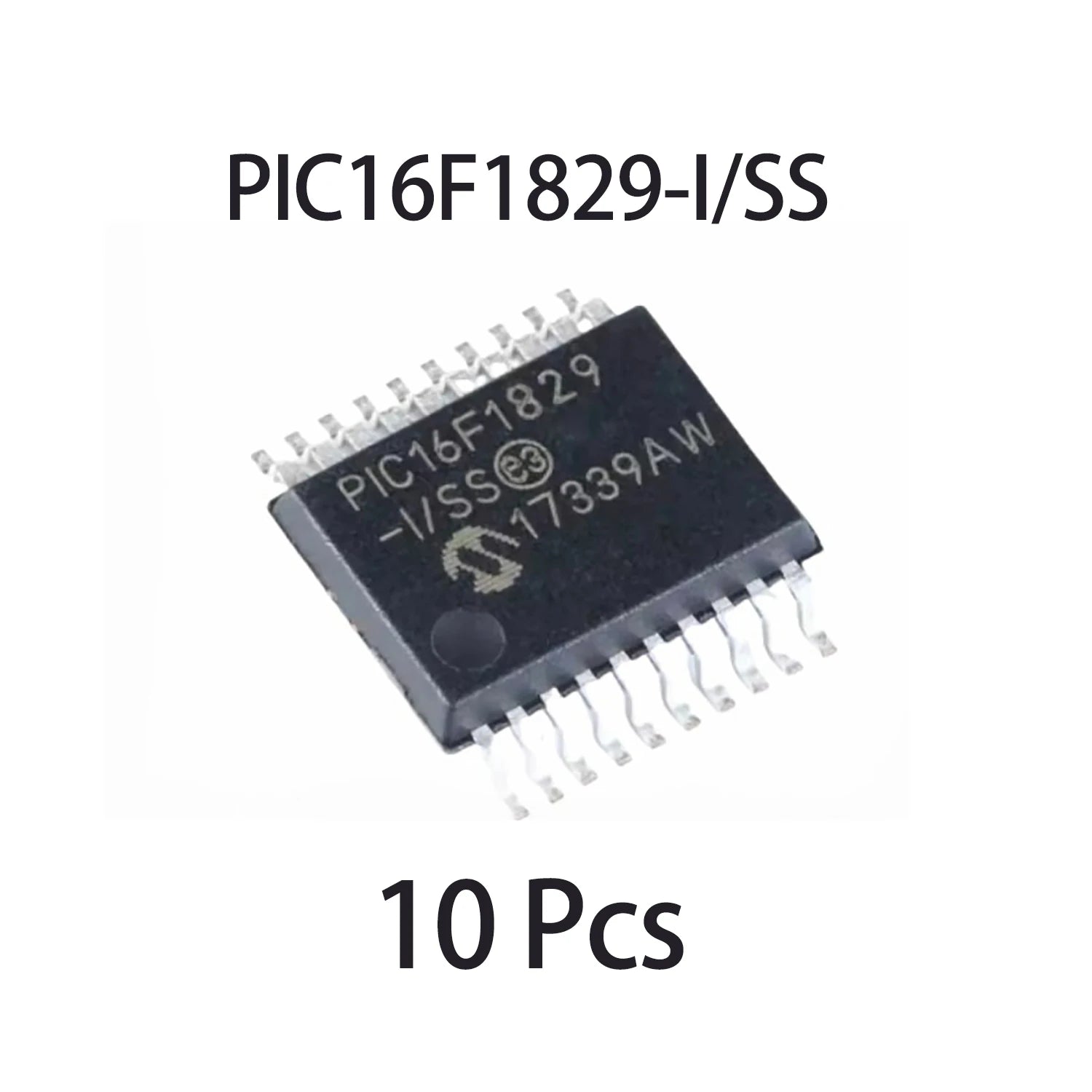 1/5/10/30/50/100Pcs Original Microchip PIC16F1829-I/SS SSOP20 Package 8 Bit PIC Microcontroller Integrated Circuit MCU Chip