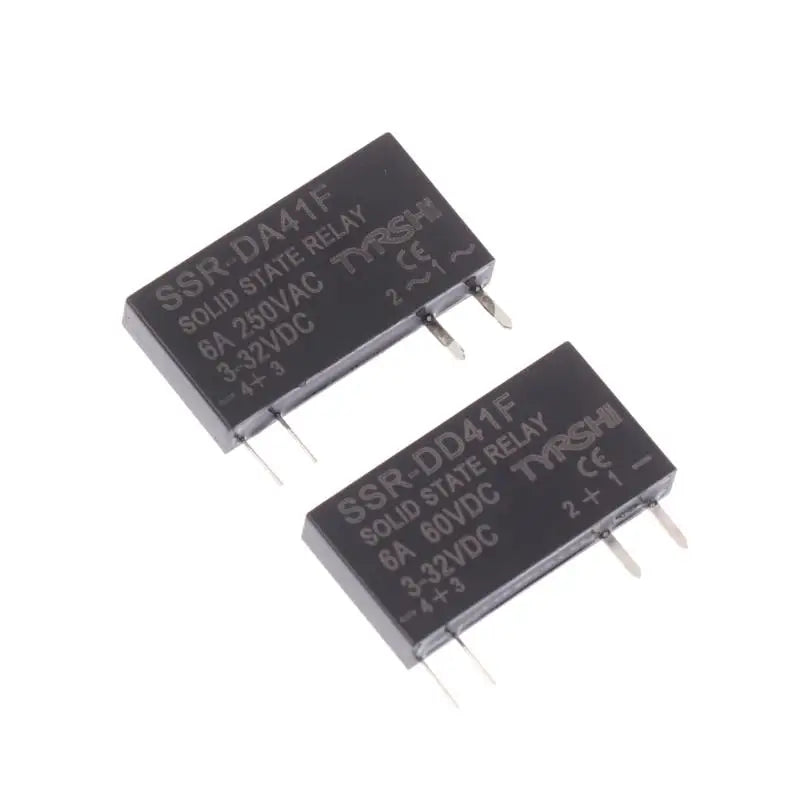 SSR-41FDD/41FDA Solid State Relays DC To DC Slim Relay Module 3-32VDC 6A Mini Relay Non-contact DIN Rail Relay