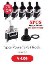 5Pcs ON-OFF-ON  ON-ON3 PIN/6PIN 2/3 Position Mini Latching Toggle Switch AC 125V/6A 250V/3A MTS-102 MTS-103 MTS-202 MTS-203
