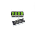 10PCS 0.4-inch 4-digit numeric tube 40.5mmX16mm digital display "8" height10.2mm seven-segment numeric tube 4402series4042