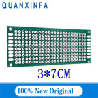 1-5PCS 6x8 5x7 4x6 3x7 2x8cm Hole plate General printed circuit board double-sided tinspray plate universal board 8*12CM 9*15CM