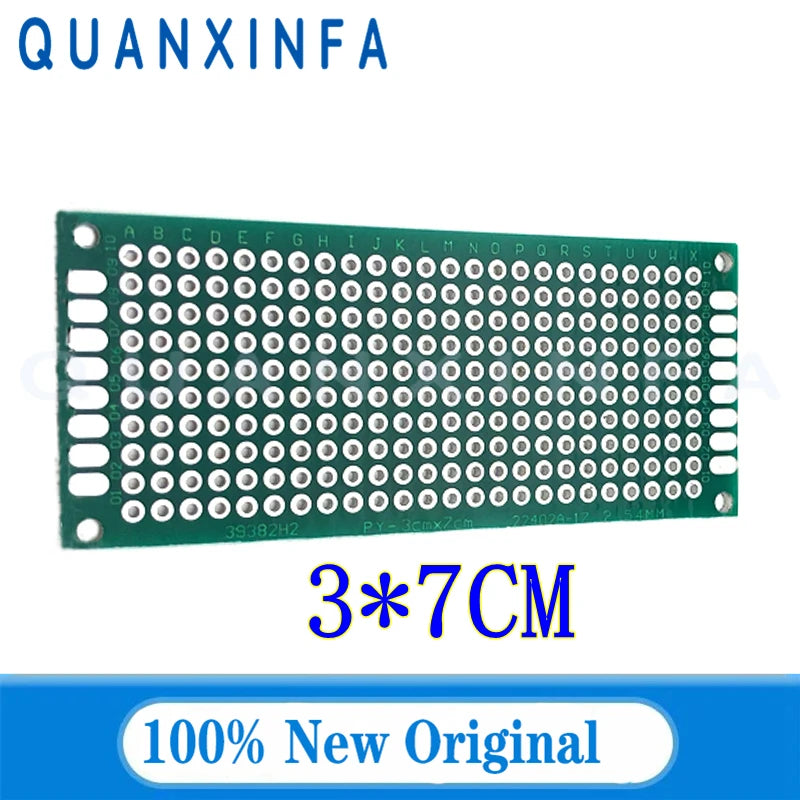 1-5PCS 6x8 5x7 4x6 3x7 2x8cm Hole plate General printed circuit board double-sided tinspray plate universal board 8*12CM 9*15CM