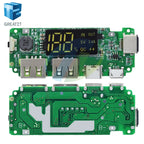 LED Dual USB 5V 2.4A Micro/Type-C USB Mobile Power Bank 18650 Charging Module Lithium Battery Charger Board Circuit Protection