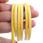 DC 5V USB COB Strip 3MM 5MM 8MM White/Pink/Red/White/Yellow/Ice Blue/Green Flexible Ribbon Rope Home Decor TV Backlight