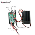 520nm 100mw Green Beam Laser dot Module Diode Stage Long Duty Circle 12VDC TTL