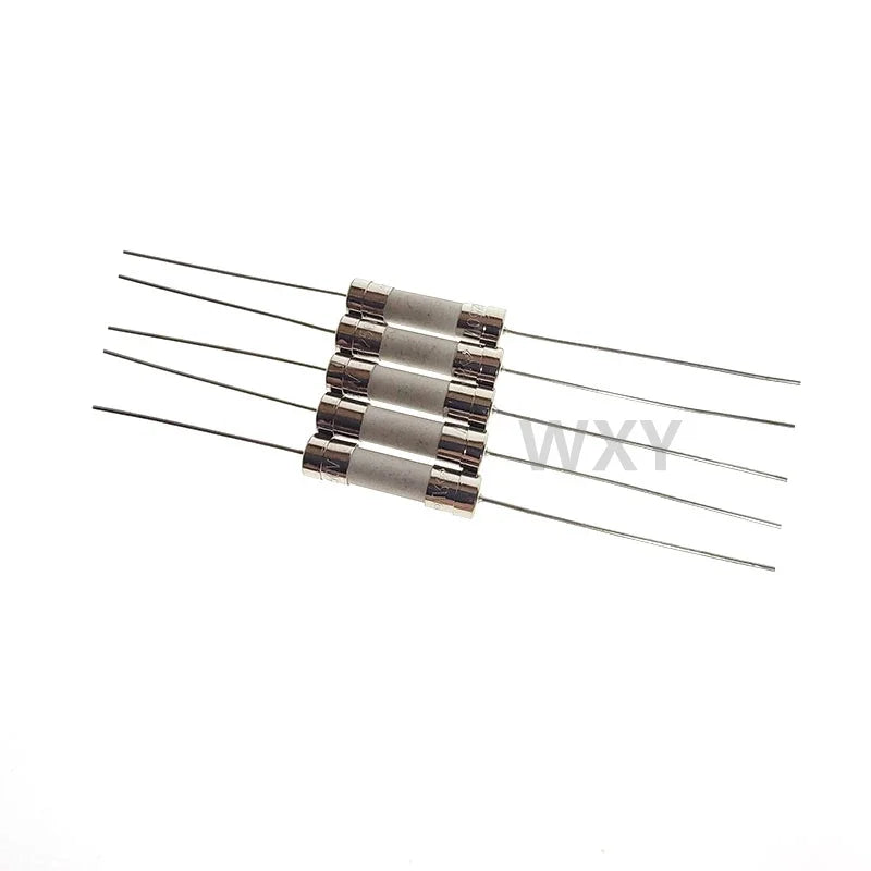 10PCS 5*20mm Ceramic Fuse Tube Fast Blow with Pin Slow Blow 250V Multiple Amp Ratings 0.5A 1A 2A 3A 4A 5A 6.3A 10A 15A 20A 25A