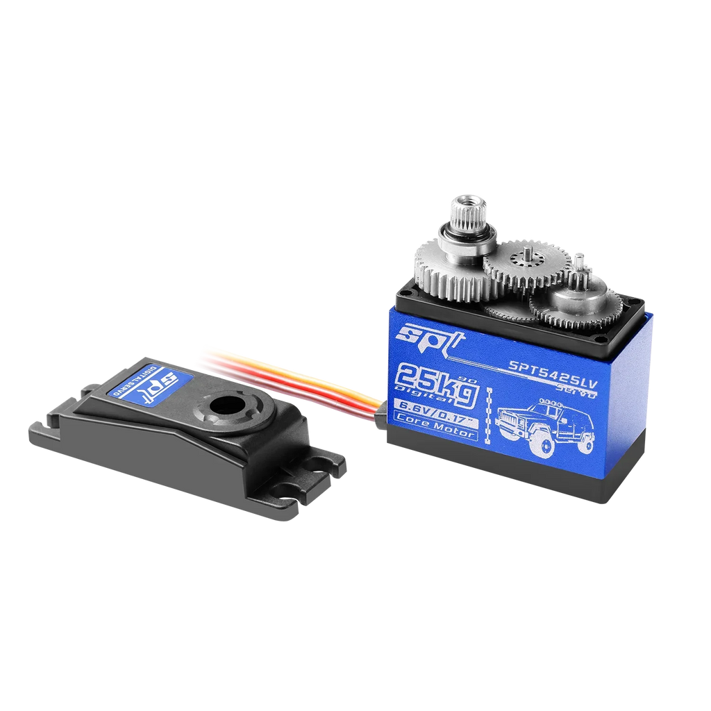 SPT 25KG 35KG Digital RC Servo Large Torque 180° 360° Metal Gear Waterproof Motor for RC Crawler Car SCX10 TRX4 Drift Robot