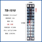 Terminal Block Position Connection Strip Copper Iron TB-1503 TB-1504 TB-1505 TB-1506 TB-1508 TB-1510 TB-1512 TB-1515 TB-1520