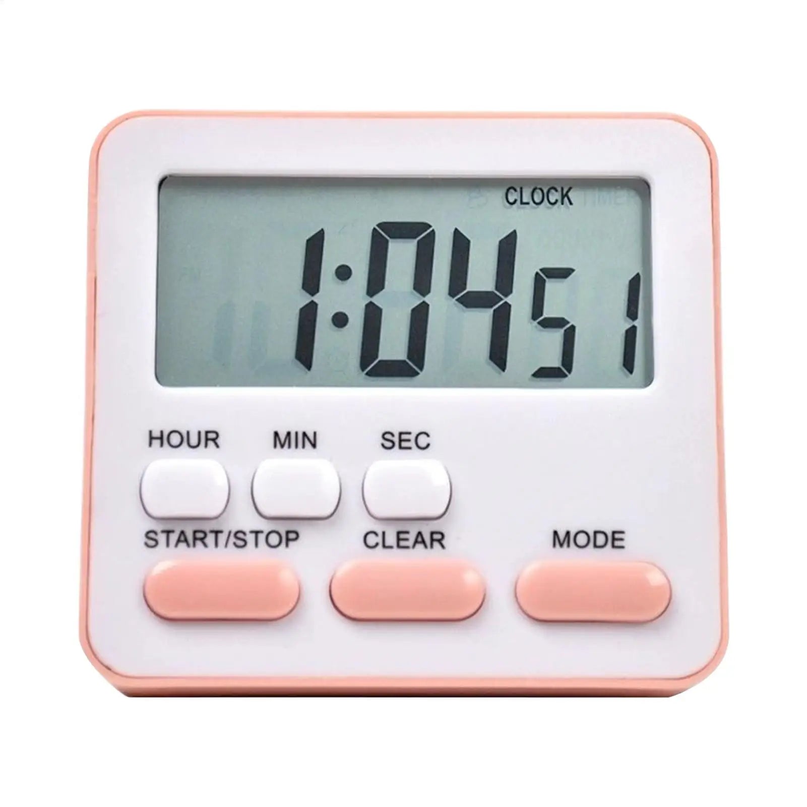 Silent Timer Small Digital Clocks Student Bedroom Study Timer Alarm for Kids Adults Boys Girls Classroom Grilling Baking Meeting