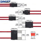 32V ACC Large Size Standard Mini Micro2 Size Car Fuse Holder 16AWG Non-Destructive Fuse Box ATM Blade Fuse Extension Cord
