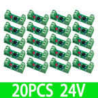 1~20PCS 1 Channel Way Optocoupler Isolation Module PC817 3V-5V 12V 24V Photoelectric Isolator Rail Holder PLC Drive Motor Board