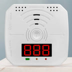 Digital CO Detector Battery Powered Mini CO Sensor Sound Light Warning CO Gas Monitor Alarm Home Safety