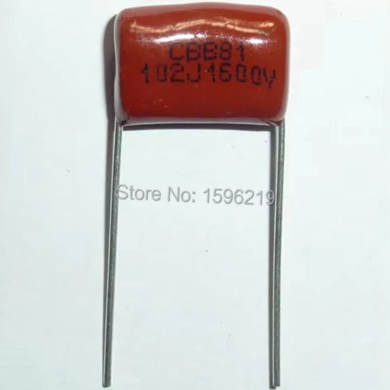 10Pcs/100Pcs CBB Capacitor 102 1600V 102J 1.6KV 1000pF 1nF P15 CBB81 Metallized Polypropylene Film Capacitor