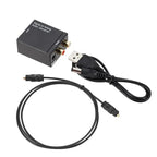 Hi-Fi Digital Fiber Coaxial to Analog Audio Converter Decoding D/A Converter for Superior Sound Quality