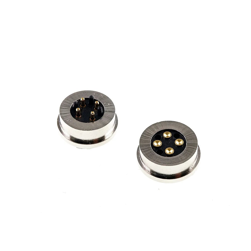 1/3/5 Pair Circular Shape Magnetic Pogo Pin Connector 1 2 3 4 5 Pole Male Female Probe DC Power Charging Round Profile