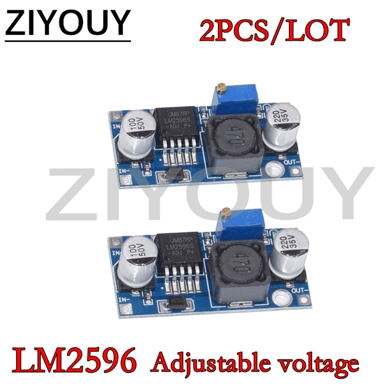 2/5PCS LM2596 LM2596S DC Buck Converter 3.0-40V To 1.5-35V Power Supply Step Down Module Fixed 3.3V,5.0V,12V DC to DC