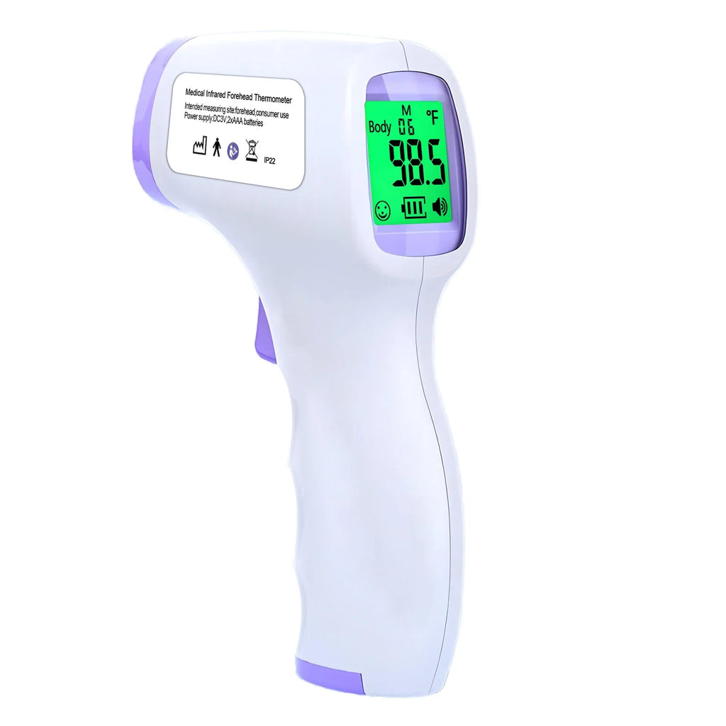 Multifunction Thermometer Three-color Backlit Display Forehead Thermometer Digital Display Infrared Alarm Human Body Thermometer