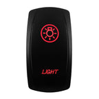 Red Led Light Rocker Switch 12V/24V SPST DPDT Toggle Switch ON OFF/ ON OFF ON Backlight Latching / Momentary Dash Panel Control