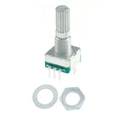 5pcs 20Position Incremental 360 Rotary Encoder Knob Button Switch EC11 Arduino Digital Potentiometer 15/20mm Plum Half Shaft