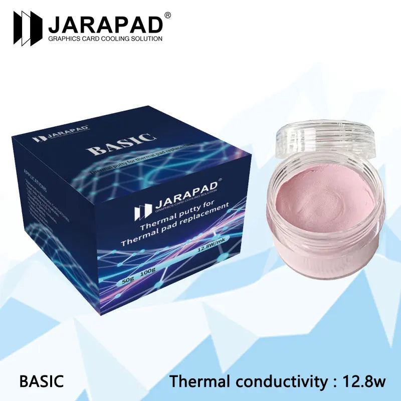 JARAPAD Thermal Putty For VGA GPU IC Processor Rapid Cooling Thermal Pad Replacement Heat Blocking Putty High Performance
