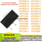 10-50-100Uds 7336 7833 7850 HT36 HT7130 7133 7150 7330 7333 7350 7530 7533 7536 7550 HT30 HT33 HT50 LDO Low Dropout Regulator