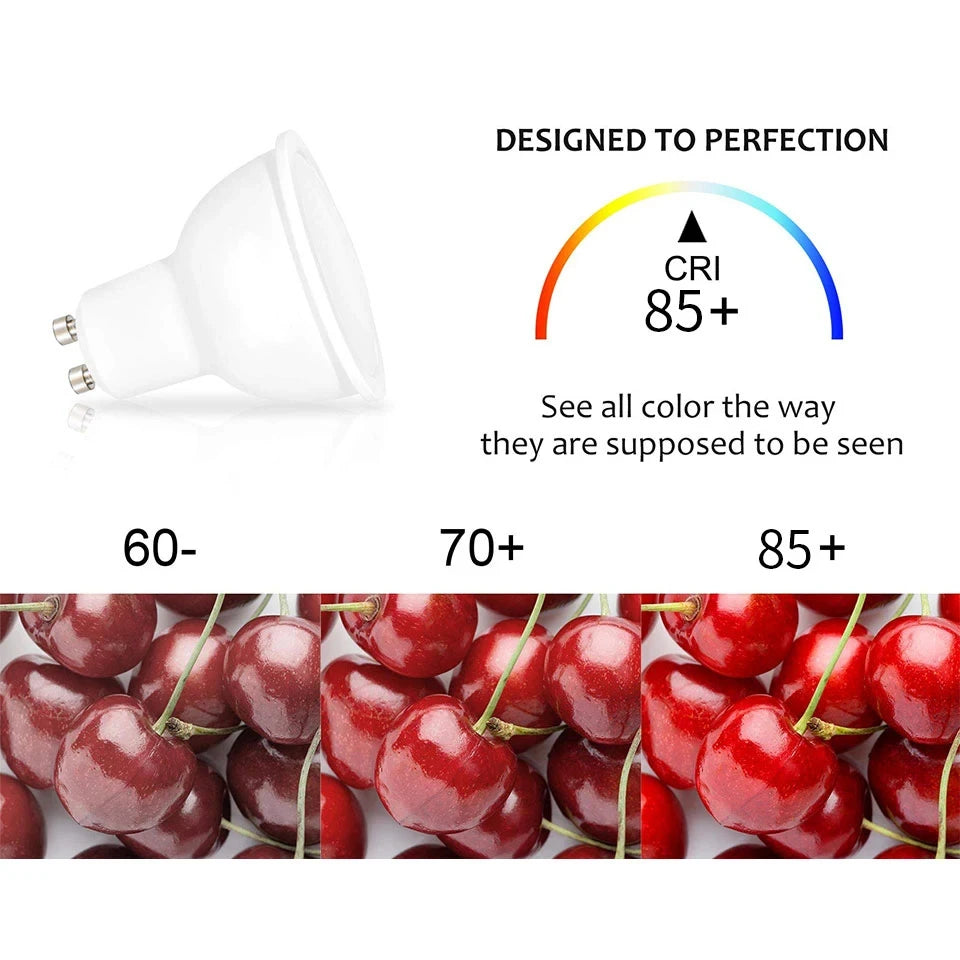 1-10PCS LED spot light GU10 AC220V LED energy saving bulb 3W 6W 9W 12W LED Lamp Spotlight Bulb 38 Degree lampara for home