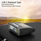 Temperature Warning Fuel Save Tire Pressure Monitoring System Solar TPMS With 4 External Sensors Car Tyre Pressure Monitor
