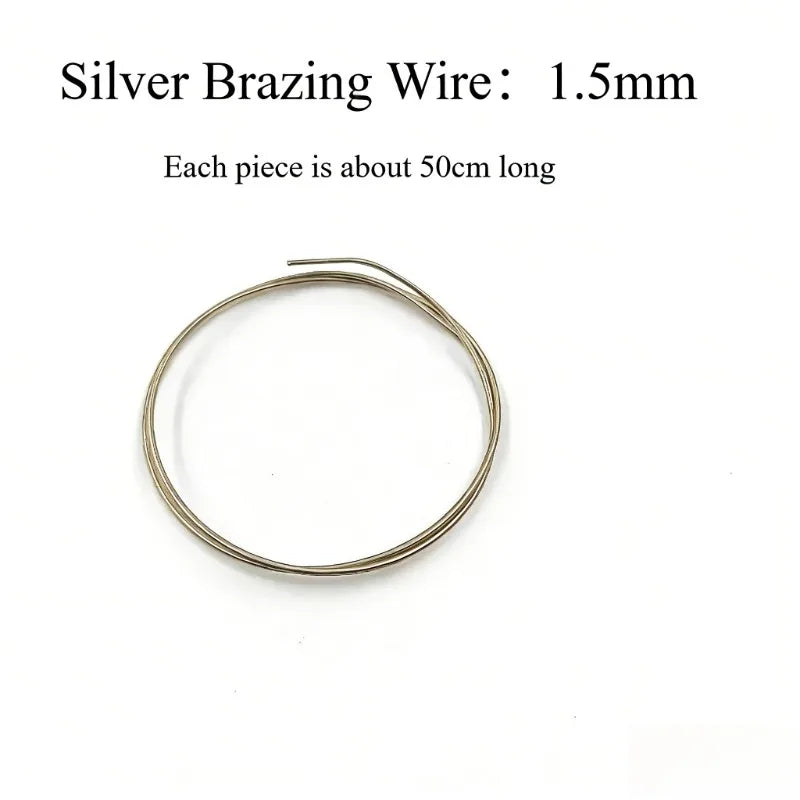Silver Solder Wire & Sheet Kit High Medium Low Temp for Jewelry Making Repair DIY Craft Ring Bracelet Welding Supplies Gift