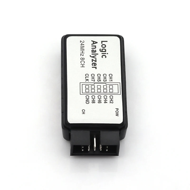 USB Logic Analyzer Microcontroller for ARM FPGA Debugger 8 Channels 24M Samples Set for Digital Electronics Testing ﻿