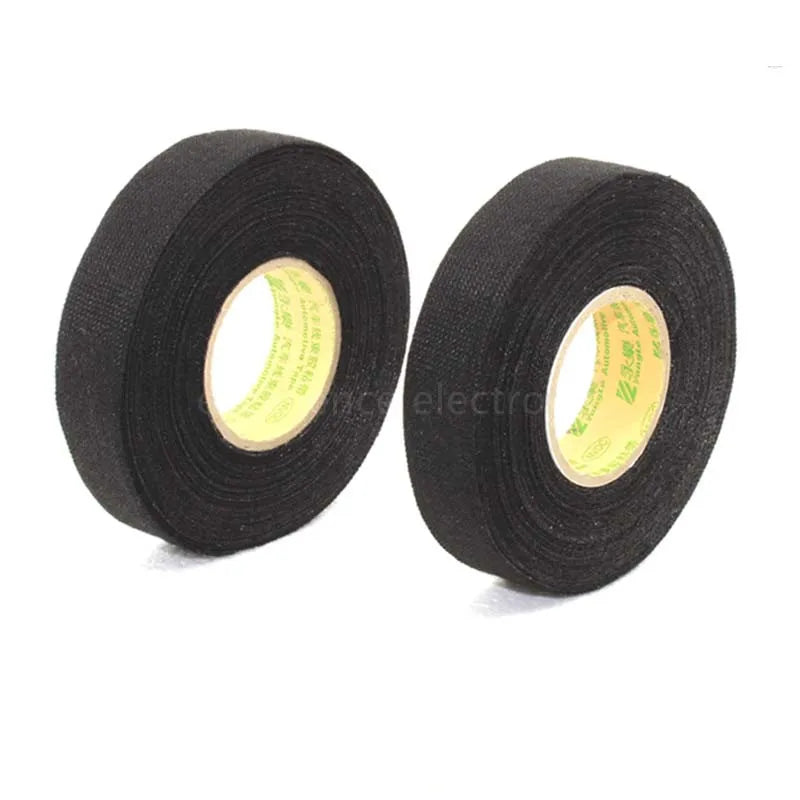 Automotive Wiring Loom Tape, Heat Resistant Cloth Fabric Harness Tape, Car Cable Protection Wrap, 9/19/25/32mm x 15M