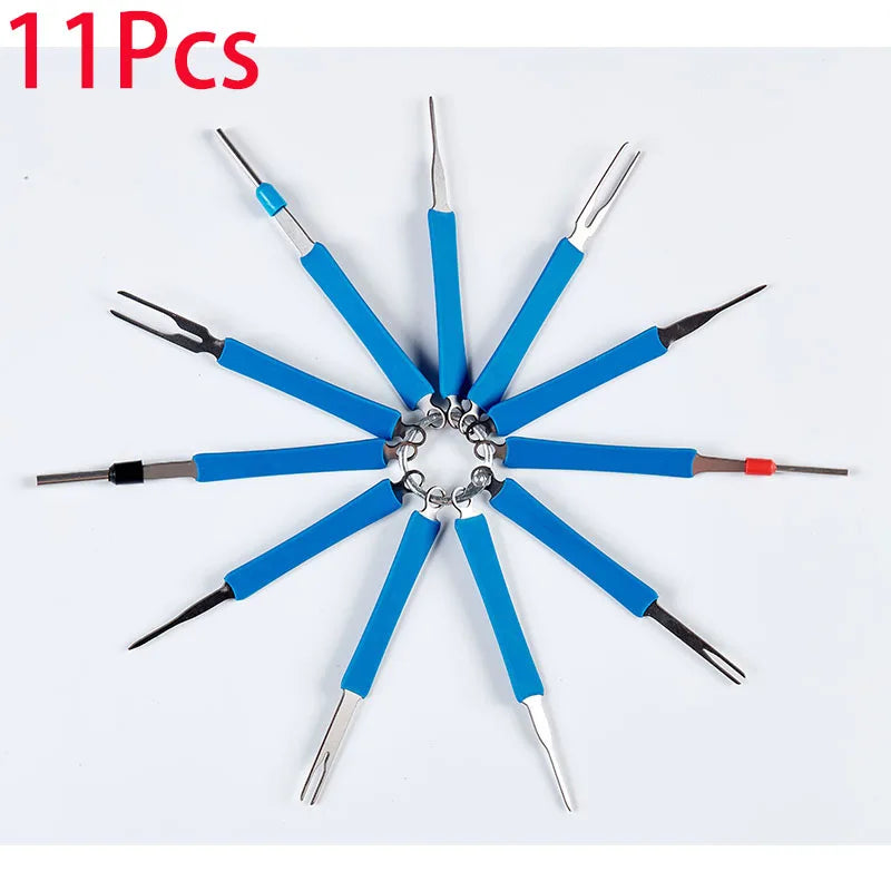 8-38Pcs Car Terminal Removal Tool Kit Depinning Tool Electrical Connector Pin Removal Car Optional Wire Terminal Removal Tools