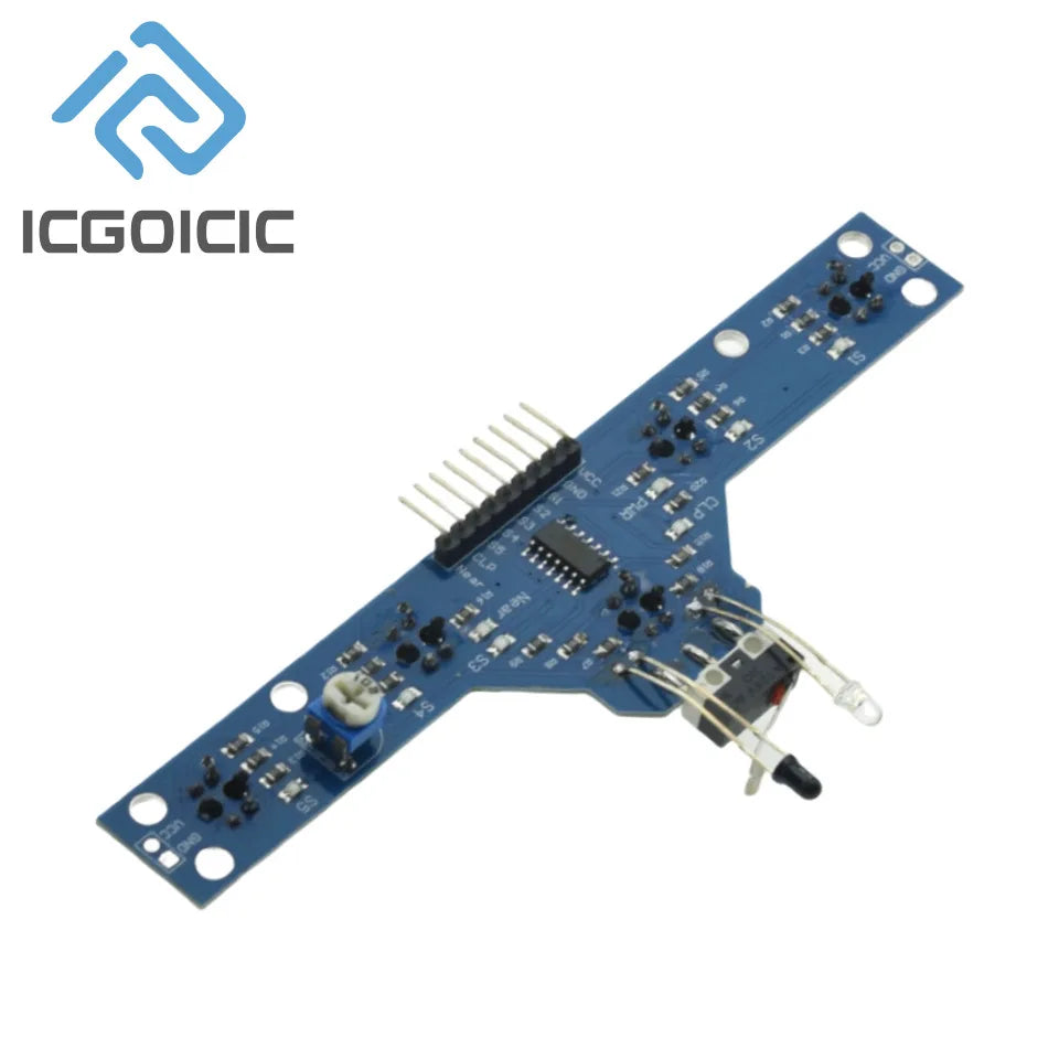 5 Way Infrared Tracing Sensor Module Obstacle Avoidance Patrol Line Detection Module 5 Functions High Sensitivity