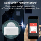 1- 10PCS Tuya Zigbee PIR Motion Sensor Detector Security Smart Life Tuya Zigbee Movement PIR Detector Needs Zigbee Gateway/Hub