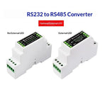 RS232 to RS485 Converter 1 Set Isolated Static Protection Industrial Adapter for Industrial Automation Communication