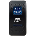 12V Marine Grade Rocker Switch SPST/ON OFF, DPDT/(ON) OFF (ON) Blue Led Light Bar for Carling ARB NARVA Replace Waterproof IP66