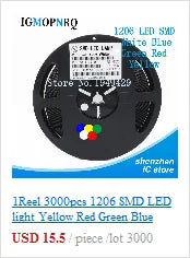 1Reel 4000pcs 0603 SMD LED  light  Yellow Red  Green Blue White new and