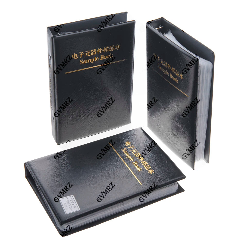 0201 0402 0603 0805 1206 5% Resistor Kit Smd Book  Chip Resistor Assortment Kit FR-07 SMT 170 Values 0R-10M Smd Sample Book 0805
