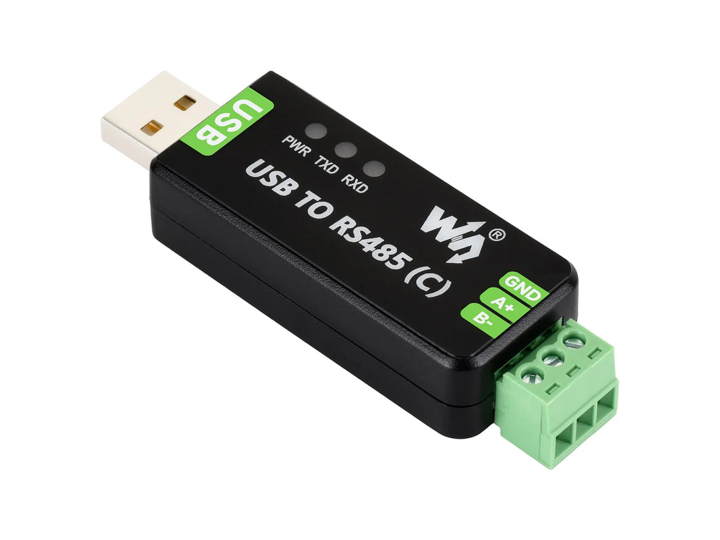 USB To RS485 (C) Industrial Grade Isolated Bidirectional Converter, FT232RNL Chip, Onboard Isolated Transceiver And TVS, Up To 1