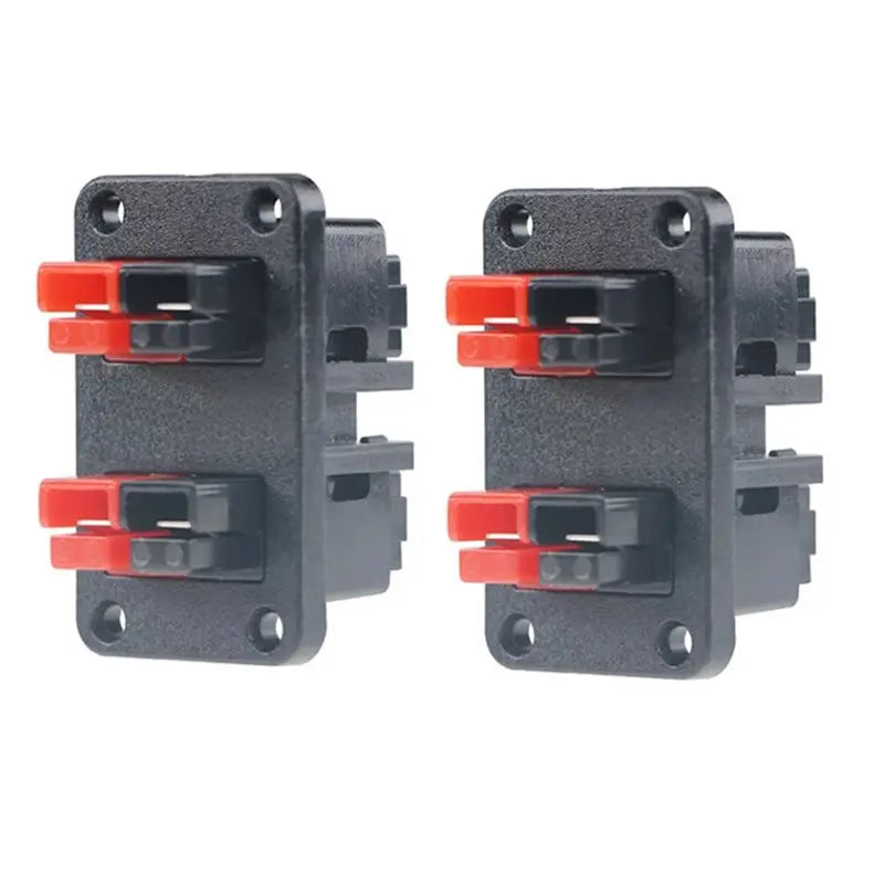 LA-4Pcs 45A 600V Power Plug Cable Connectors For Anderson Plug Connector Fixed Mounting Bracket Panel Power Plug Connector