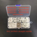 1Box JST SH 1.0MM / JST 1.25mm / PH 2.0mm / XH2.54mm /VH/SM/KF2510 Male Plug Female Socket Housing Crimp Terminal Connector Kit