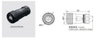 WEIPU SA24 RJ45 8P8C Metal Shell Waterproof Industrial M24 Ethernet Cable Ethernet Network Connector Signal Panel Mount Charge