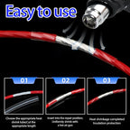 2/5/10m 2:1 Heat Shrink Tube Clear Diameter 0.6mm ~ 120mm DIY Wire Cable Repair Wrap Waterproof Insulated Protective Sleeve 600V
