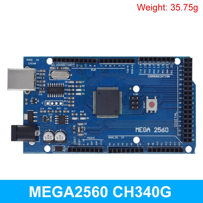 TZT Mega2560 ATMEGA16U2 / Pro Mini MEGA 2560 Mega+WiFi R3 ATmega2560 CH340G For Arduino Mega R3 Development Board ESP8266