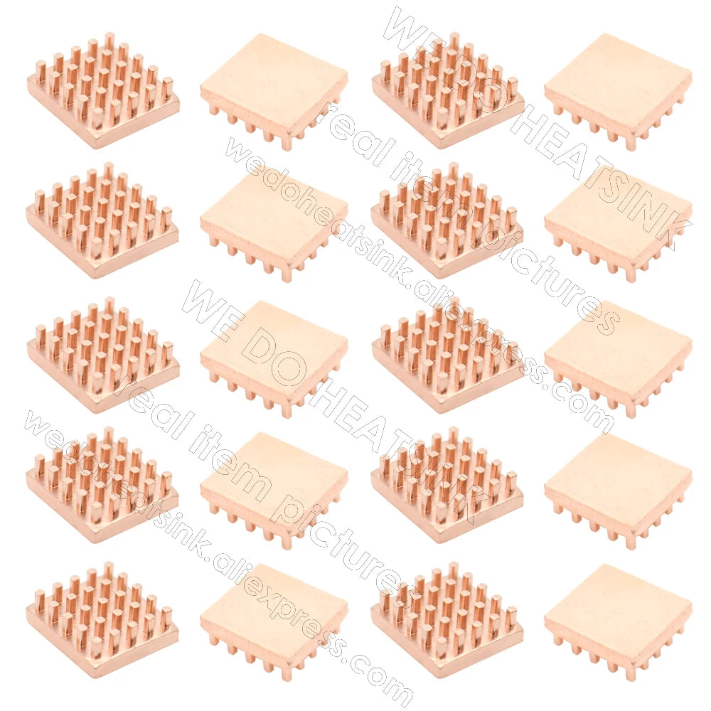WE DO HEATSINK Small Tiny Useful Pure Copper Heat Sink Without or With Thermal Pad For Raspberry Pi Banana Pi IC Chipset Package