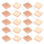 WE DO HEATSINK Small Tiny Useful Pure Copper Heat Sink Without or With Thermal Pad For Raspberry Pi Banana Pi IC Chipset Package