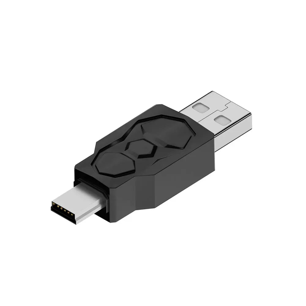 2Pcs 480Mbps Bidirectional USB Transmission Adapter USB 2.0 Adapter Micro/Mini Male Female Converter Connector