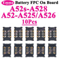 10Pcs Battery FPC Connector For Samsung A52 A32 A22 A52s A72 A71 A31 A51 A50s A30s A10 A20 A20e On Board inner Cilp Contact Plug